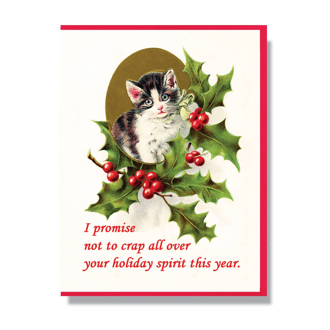Promise Not To... Holiday Spirit Card