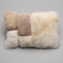 Load image into Gallery viewer, Colorblock Alpaca Lumbar Pillow

