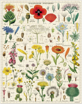 Wildflowers Vintage Inspired 1000 Piece Puzzle