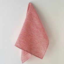 Load image into Gallery viewer, Red Seersucker Kitchen Towel
