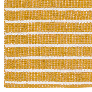 Music Stripe Floor Mat in Yellow
