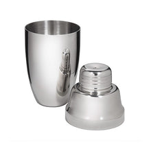 Load image into Gallery viewer, Heavyweight Stainless Steel Cocktail Shaker 17oz
