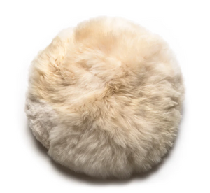 Crema Alpaca Moon Pillow