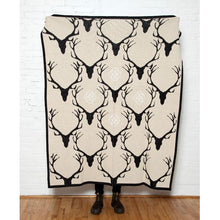 Load image into Gallery viewer, Eco Stag Longhorn Throw Blanket
