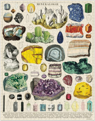 Mineralogy Vintage Inspired 1000 Piece Puzzle