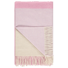 Load image into Gallery viewer, Lambswool Throw Blanket in Pink and Lilac

