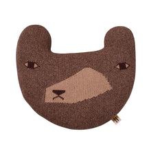 Load image into Gallery viewer, Bear Shaped Lambswool Pillow
