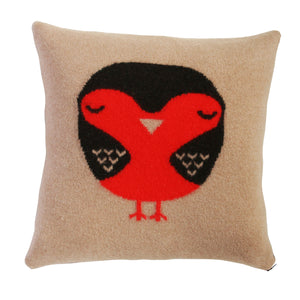 Red Robin Lambswool Pillow