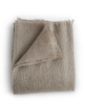 Load image into Gallery viewer, Mohair Throw Blanket Ash
