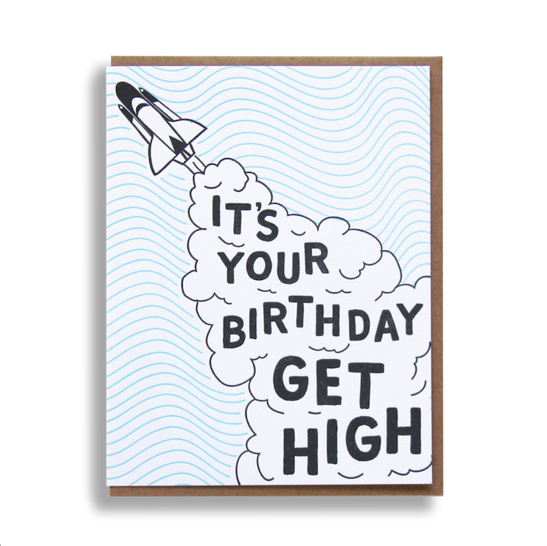 Birthday Get High Card
