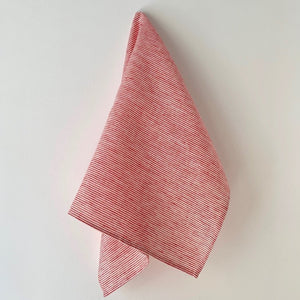 Red Seersucker Kitchen Towel