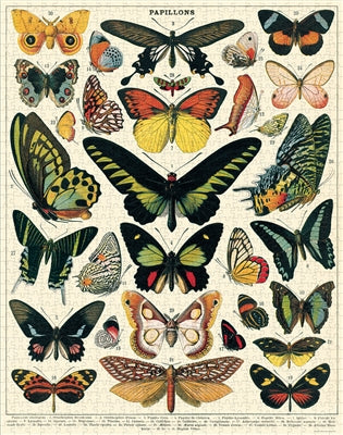 Butterflies Vintage Inspired 1000 Piece Puzzle