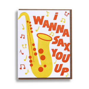 Sax You Up Card