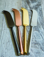 Load image into Gallery viewer, Matte Copper Cheese Knife
