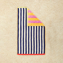 Load image into Gallery viewer, Grapefruit Stripe Hand Towel
