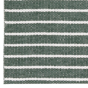 Music Stripe Floor Mat in Dark Green
