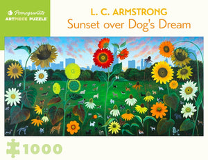 L. C. Armstrong: Sunset over Dog’s Dream 1000 Piece Puzzle