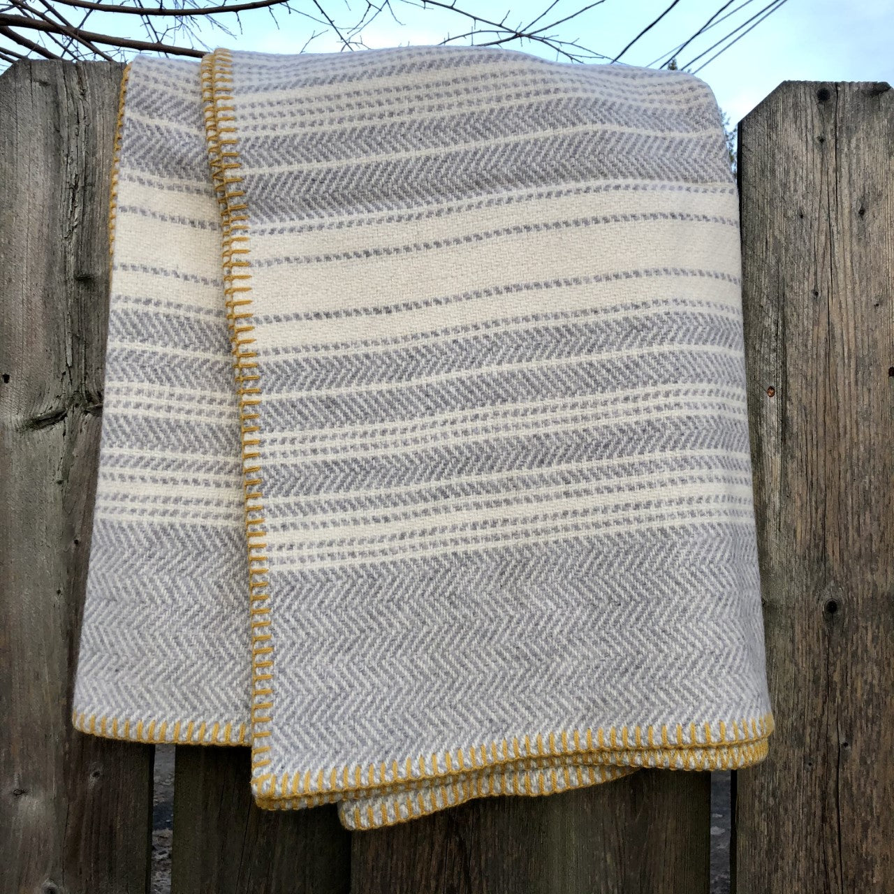 Cashmere-Lambswool Throw Blanket