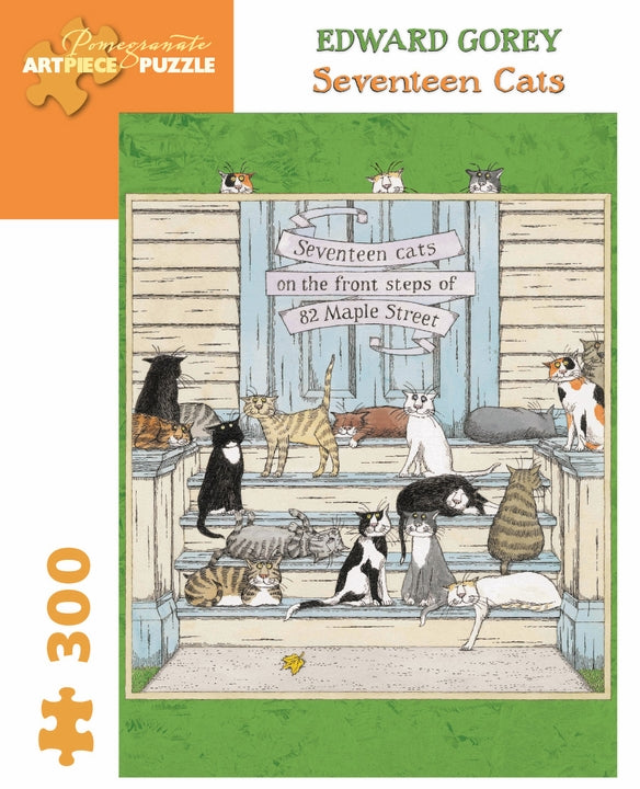 Edward Gorey: Seventeen Cats 300 Piece Puzzle
