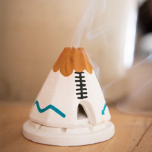 Load image into Gallery viewer, Teepee Incense Burner with 20 Count Box Pinon Incense
