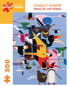 Charley Harper Wings of the World 300 Piece Puzzle